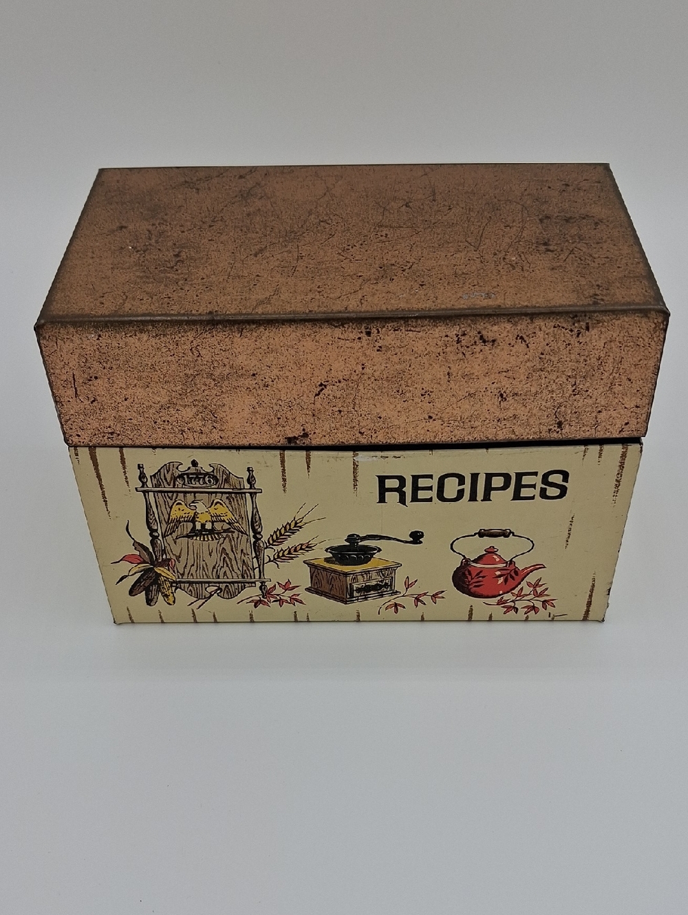 Vintage-Style Recipe Box